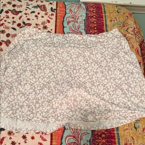 Floral Print golf skirt